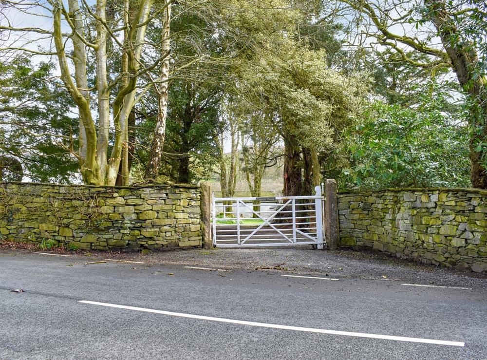 Driveway at Lowick House in Lowick, near Coniston, Cumbria