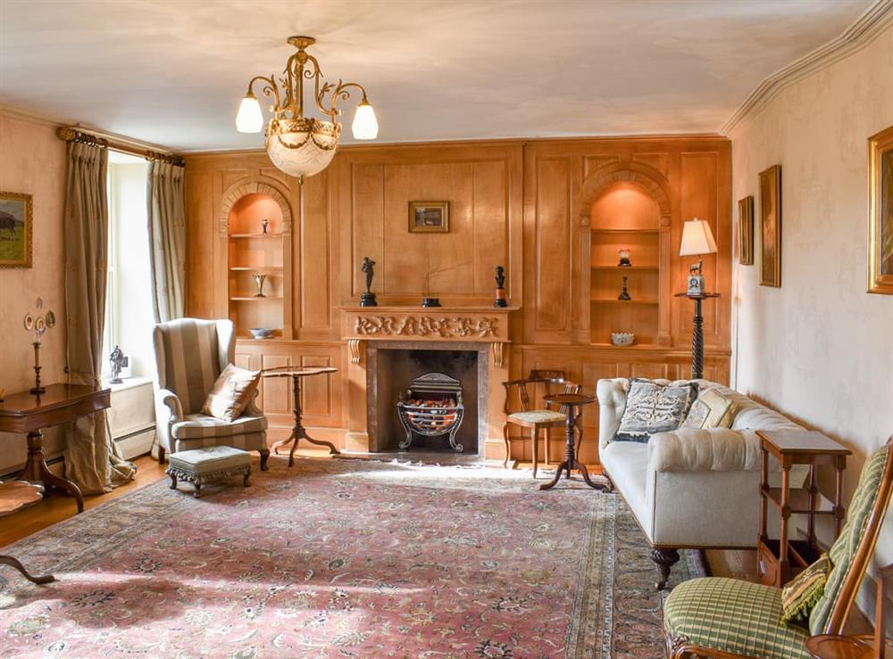 Living room at Lowick House in Lowick, near Coniston, Cumbria