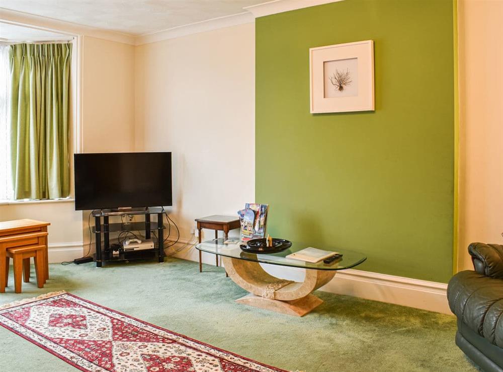 Living room at Lowther Apartment in Bournemouth, Dorset