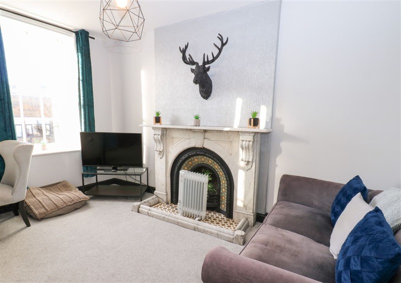 The living area at Lowther Apartment, Whitehaven