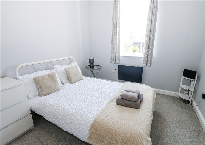 One of the bedrooms at Lowther House, Whitehaven