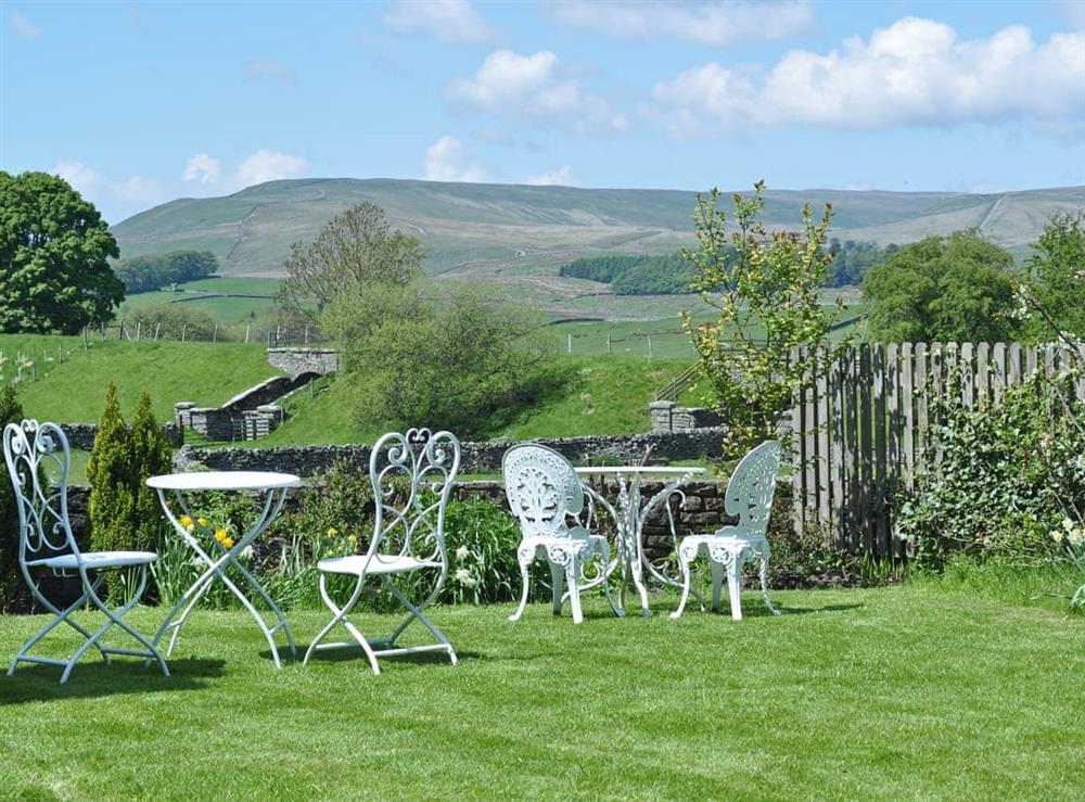 Garden at Loxley House in Hawes, North Yorkshire