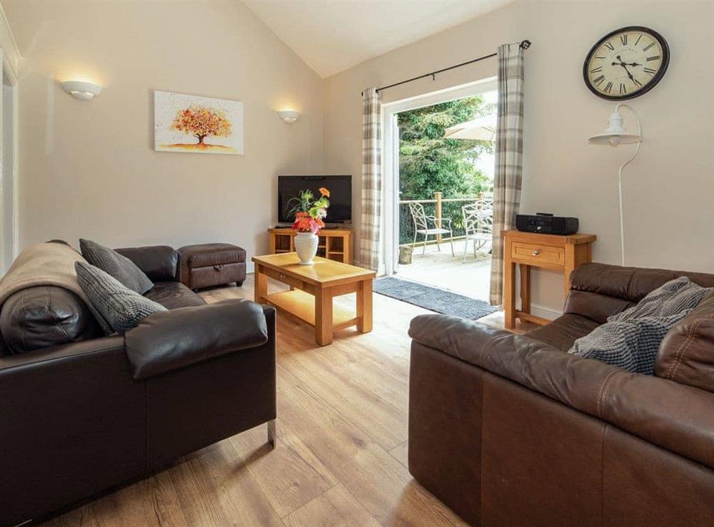 Comfortable living area at Luckington Stables 1 in Newbury, near Shepton Mallet, Somerset
