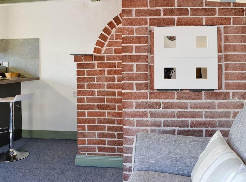 Lovely interior with exposed brickwork