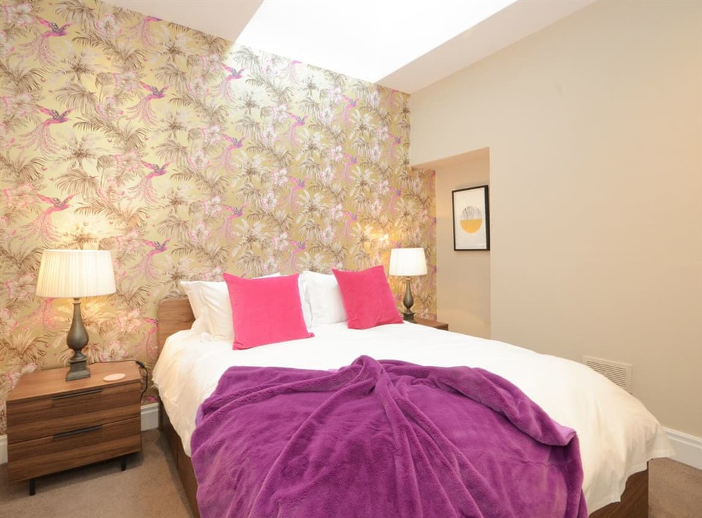 Double bedroom at Lucy’s Lodge in York, North Yorkshire
