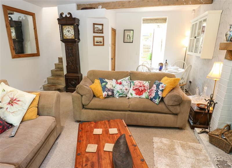 Relax in the living area at Ludd Brook Cottage, Luddenden