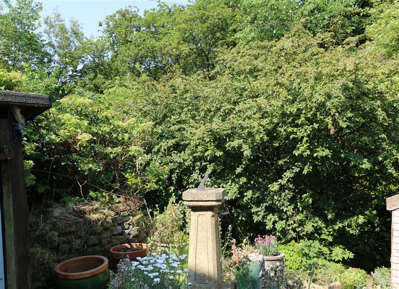 The garden at Ludd Brook Cottage, Luddenden
