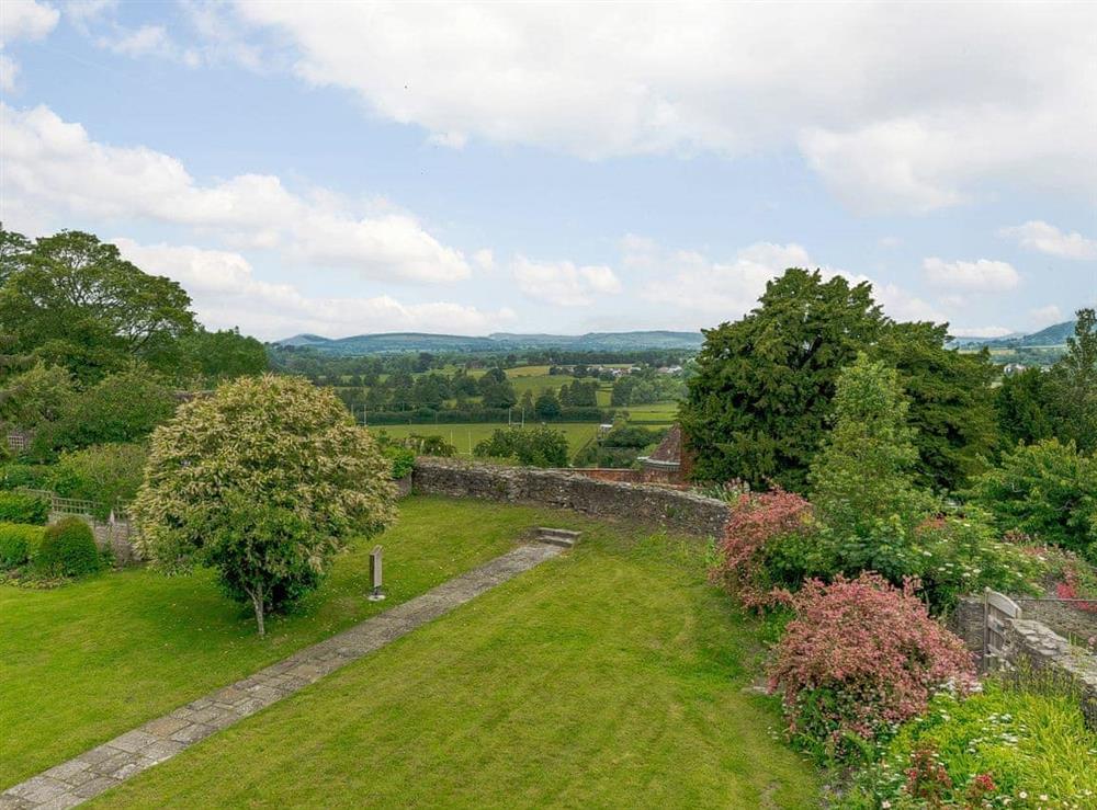 Lovely view over the gardens and beyond at Comus, 