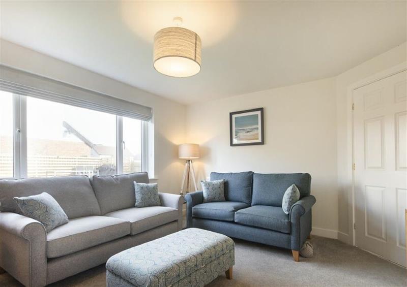 The living area at Luna Tide, Seahouses