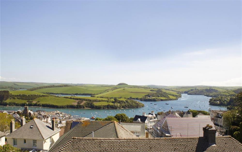 A closer look at the view from the glass Juliet Balcony at Lundy in Salcombe