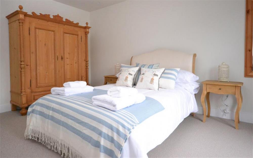 Another view of the master bedroom at Lundy in Salcombe
