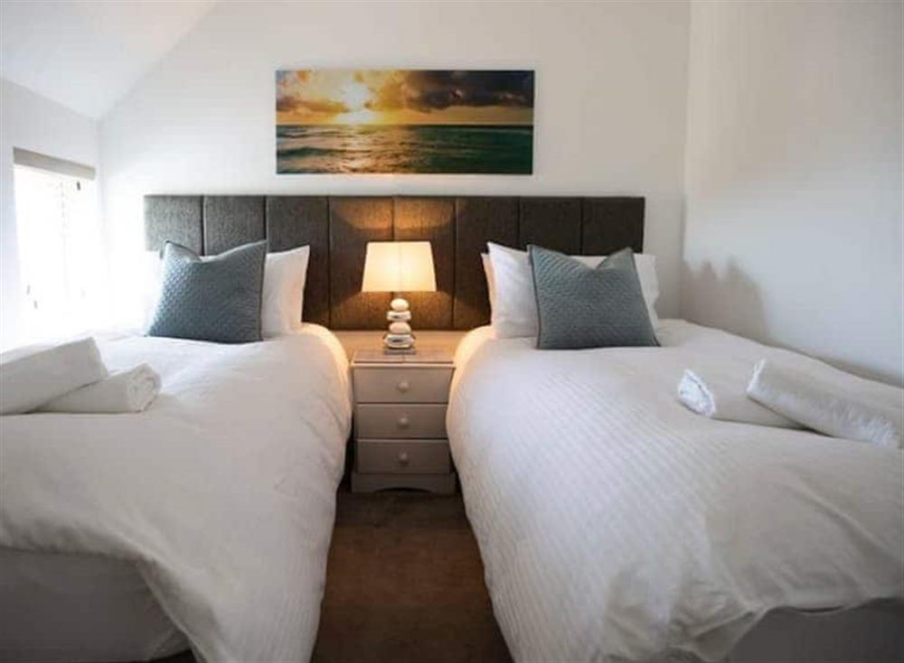 Twin bedroom at Lundy Seaview in Westward Ho!, Devon