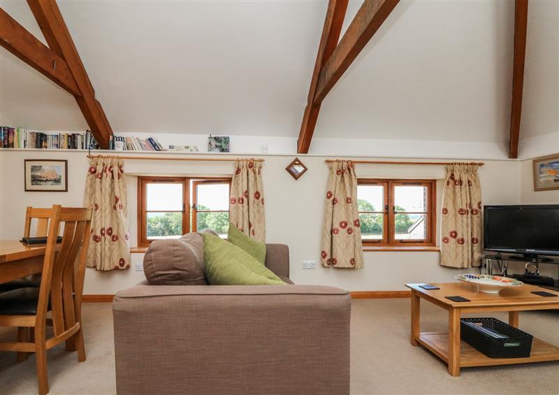 Relax in the living area at Lundy View Cottage, Bideford