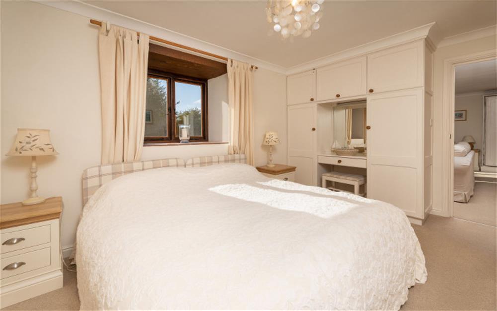 The bedroom with twin or zip link super king bed. at Lupin in Sherford