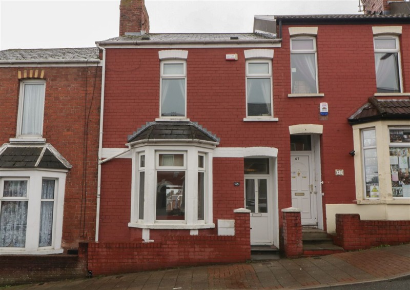 Outside at Lush House, Barry