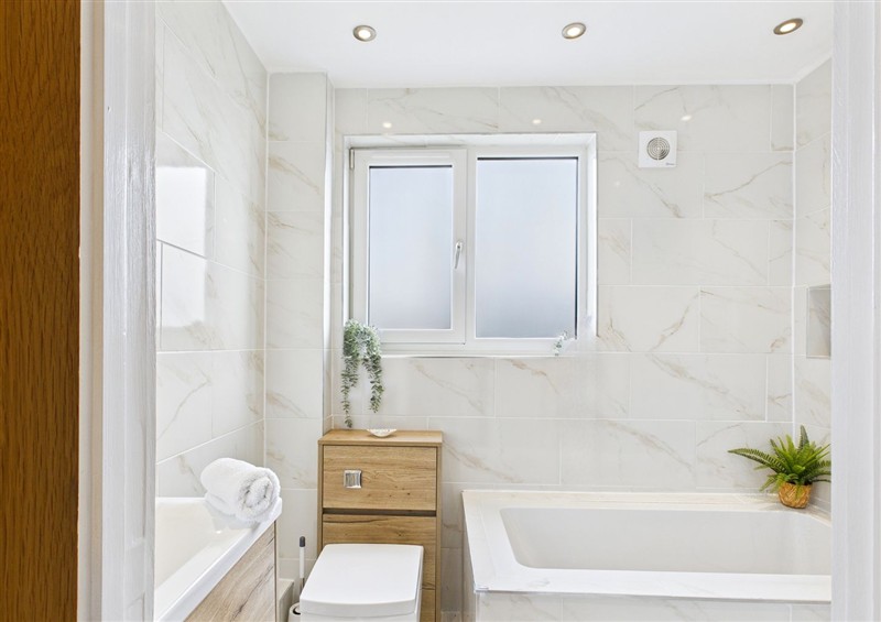 Bathroom at Luxury Beach Stay with Hot Tub, Burry Port