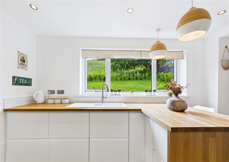 Kitchen at Luxury Beach Stay with Hot Tub, Burry Port