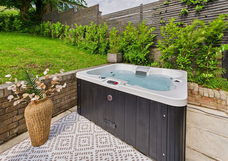 This is the garden (photo 2) at Luxury Beach Stay with Hot Tub, Burry Port