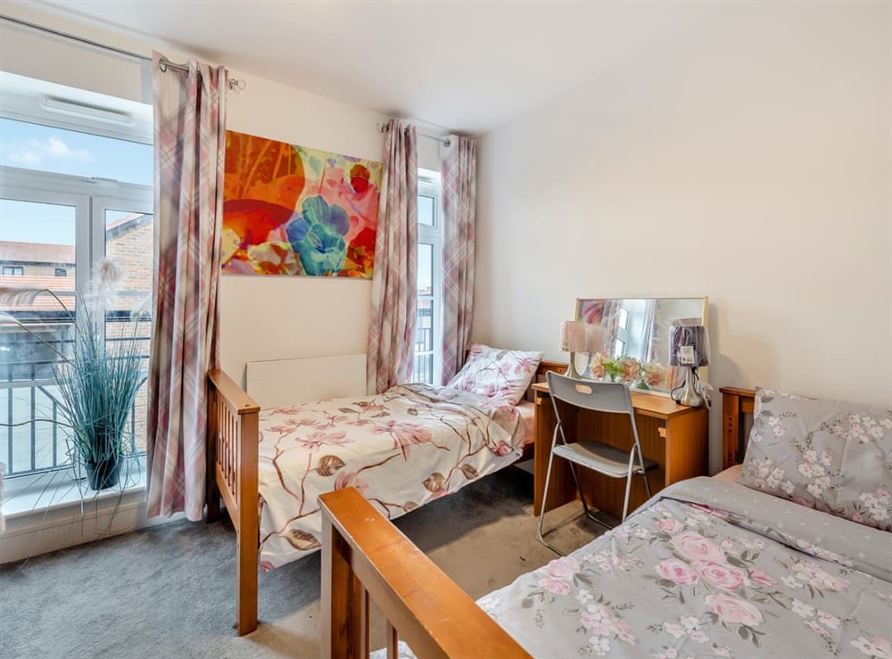 Twin bedroom at Luxury Living in Canterbury, Kent