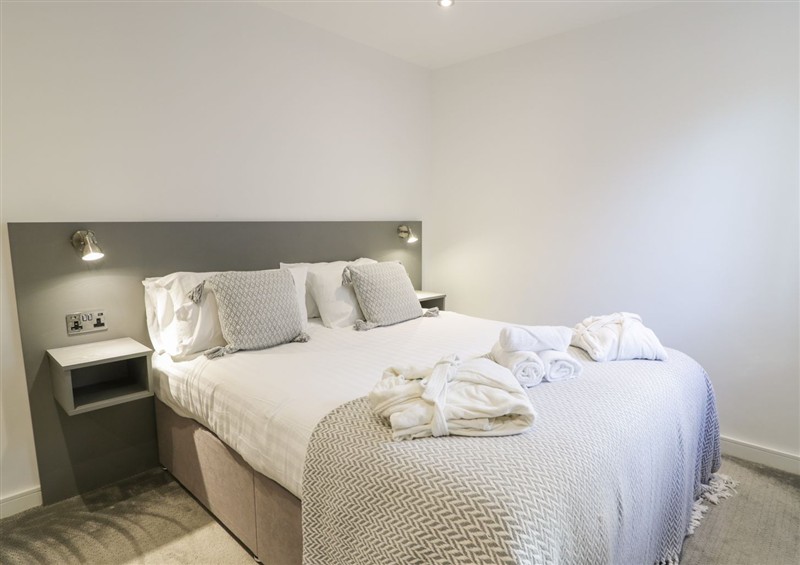 One of the 3 bedrooms at Luxury Lodge 44, Dyserth