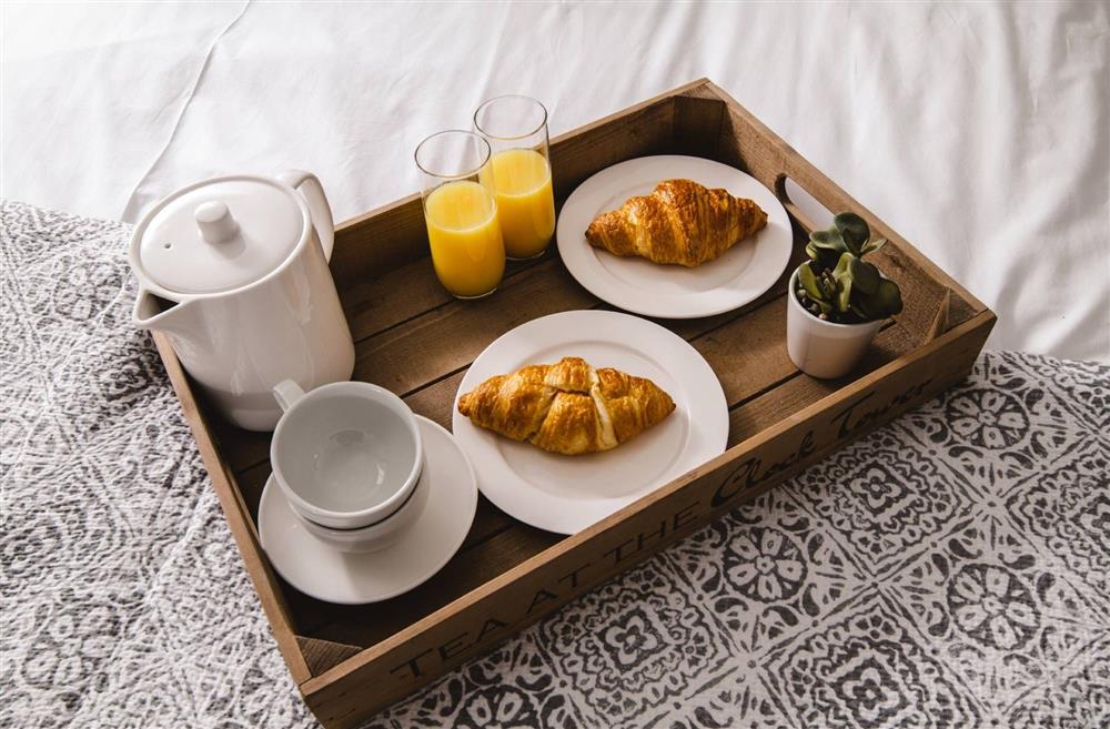 Breakfast on a tray