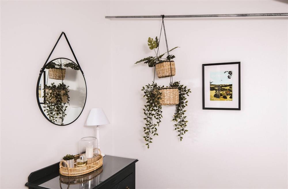 Hanging baskets on the wall