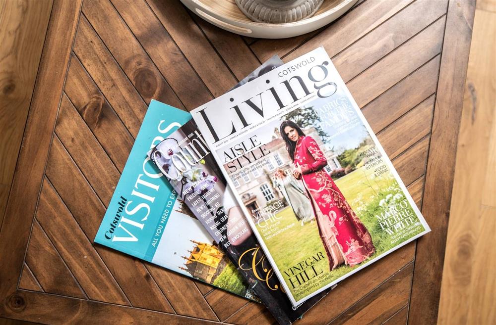 Magazines on the coffee table