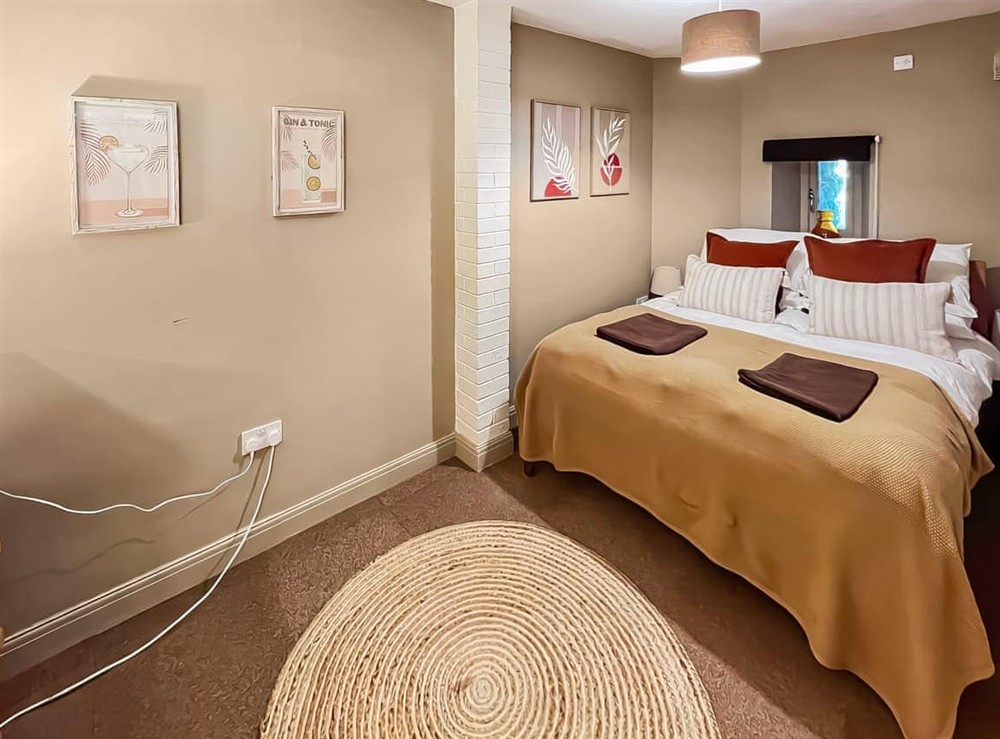 Double bedroom at Luxury Well-Being Barn in Kilnsey, near Grassington, North Yorkshire