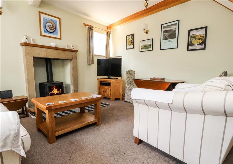 The living area at Lychgate Cottage, Giggleswick near Settle