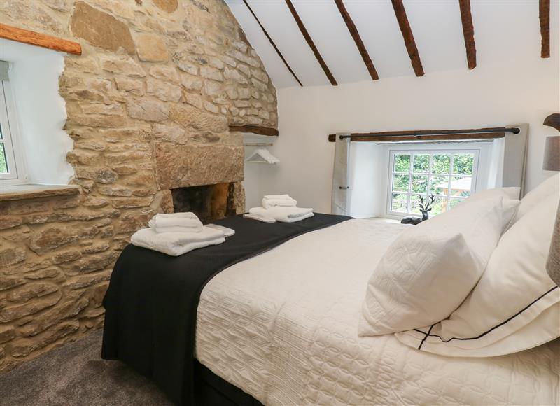 One of the bedrooms at Lydgate Cottage, Eyam