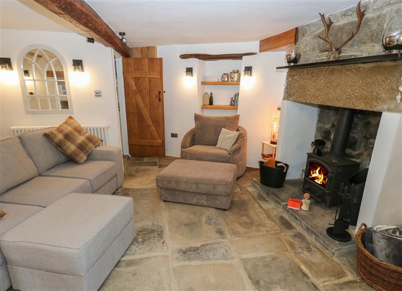 The living room at Lydgate Cottage, Eyam