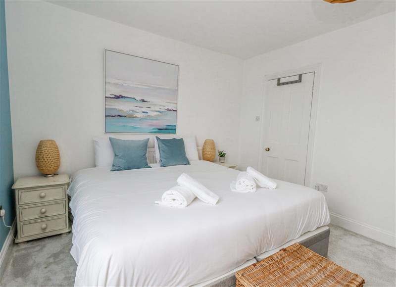 One of the bedrooms at Lyme View, Fortuneswell