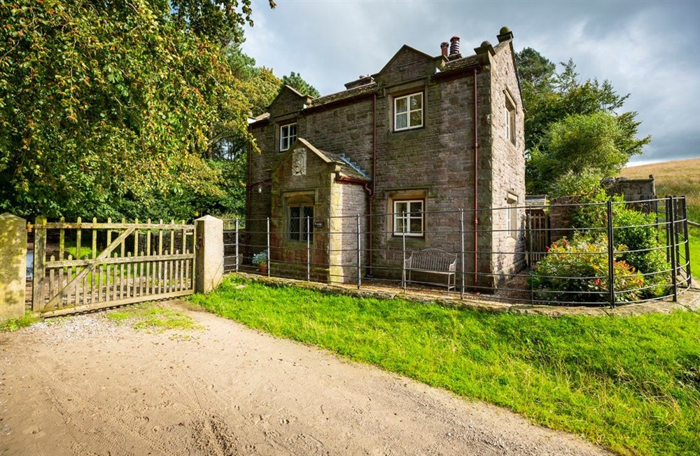 The exterior of East Lodge, Disley, Stockport, Cheshire at Lyme West Lodge in Macclesfield, Cheshire