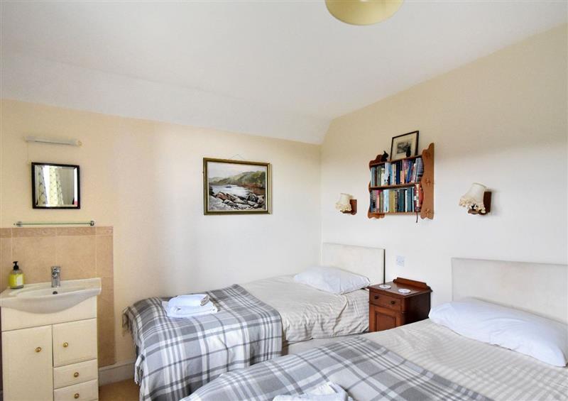 One of the bedrooms at Lynch Cottage, Lyme Regis