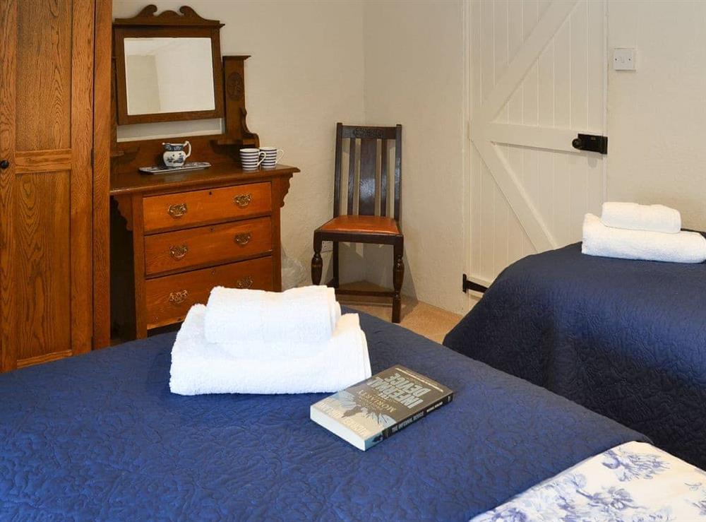 Attractively furnished twin bedded room at Lynches in Parkham, near Bideford, Devon