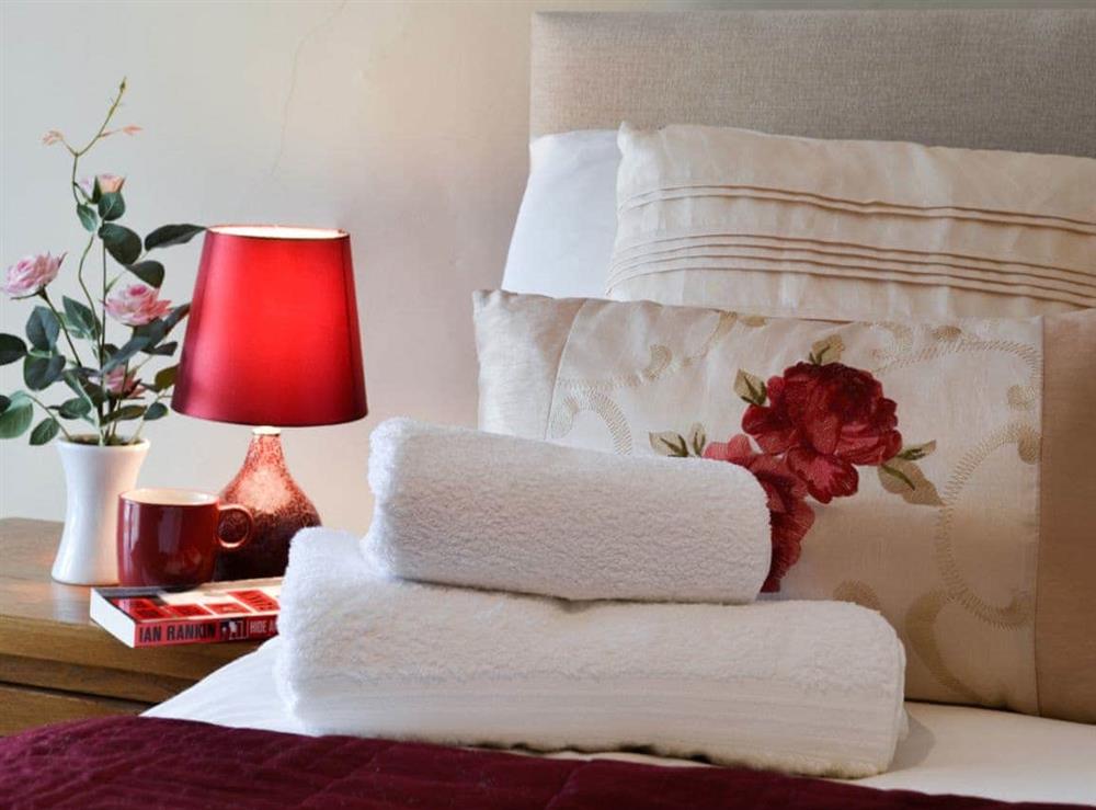 Delightful touches adorn the bedrooms at Lynches in Parkham, near Bideford, Devon