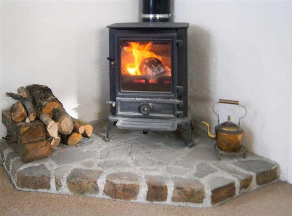 One of several woodburning stoves at Lynches in Parkham, near Bideford, Devon
