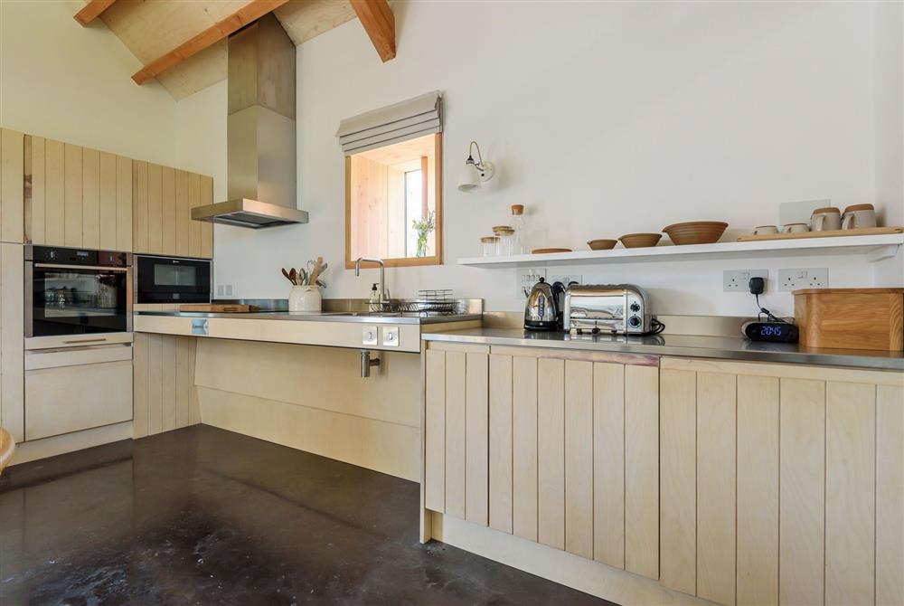 The accessible kitchen with rise and fall worktops at Lynchets, Dorchester