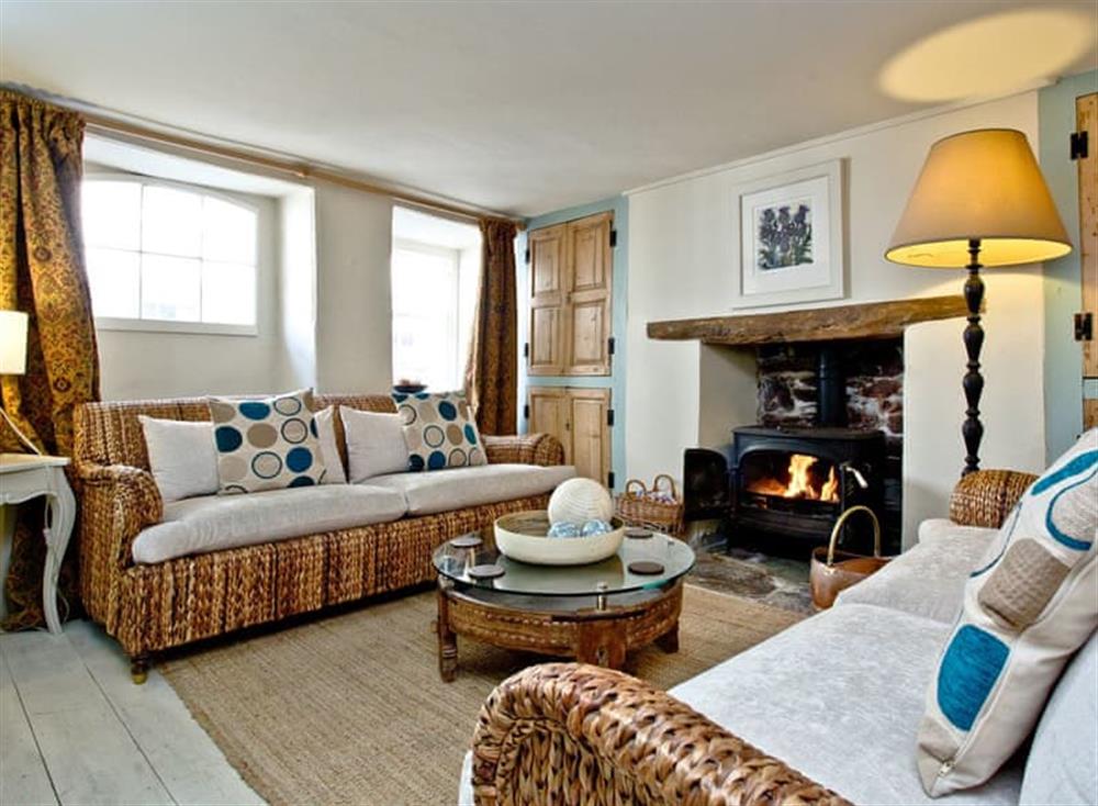 Living room at Lyndale Cottage in Kingsand & Cawsand, South Cornwall