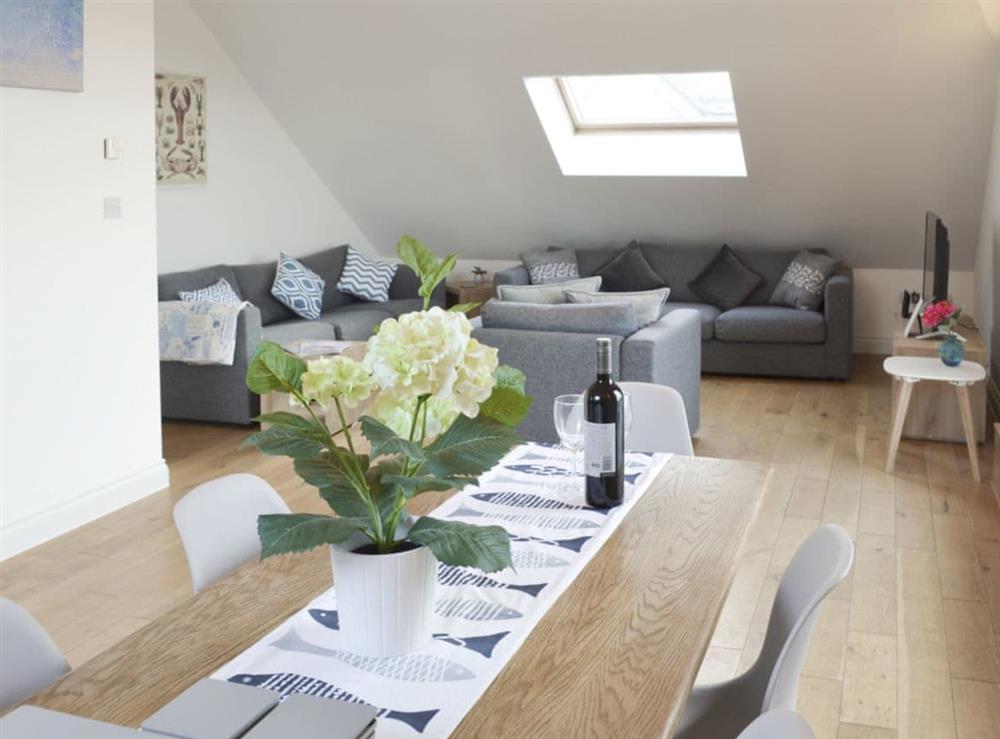 Convenient open plan living space at Lyndhurst in Perranporth, Cornwall