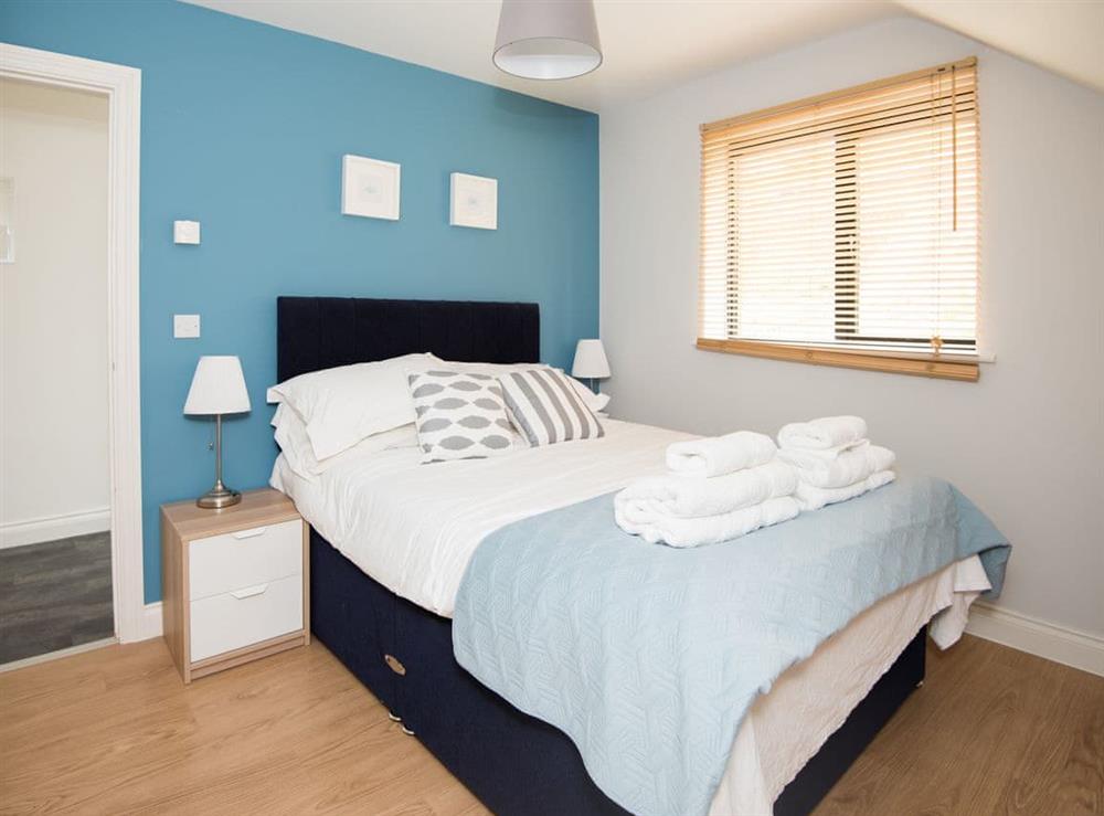 Relaxing double bedroom at Lyndhurst in Perranporth, Cornwall