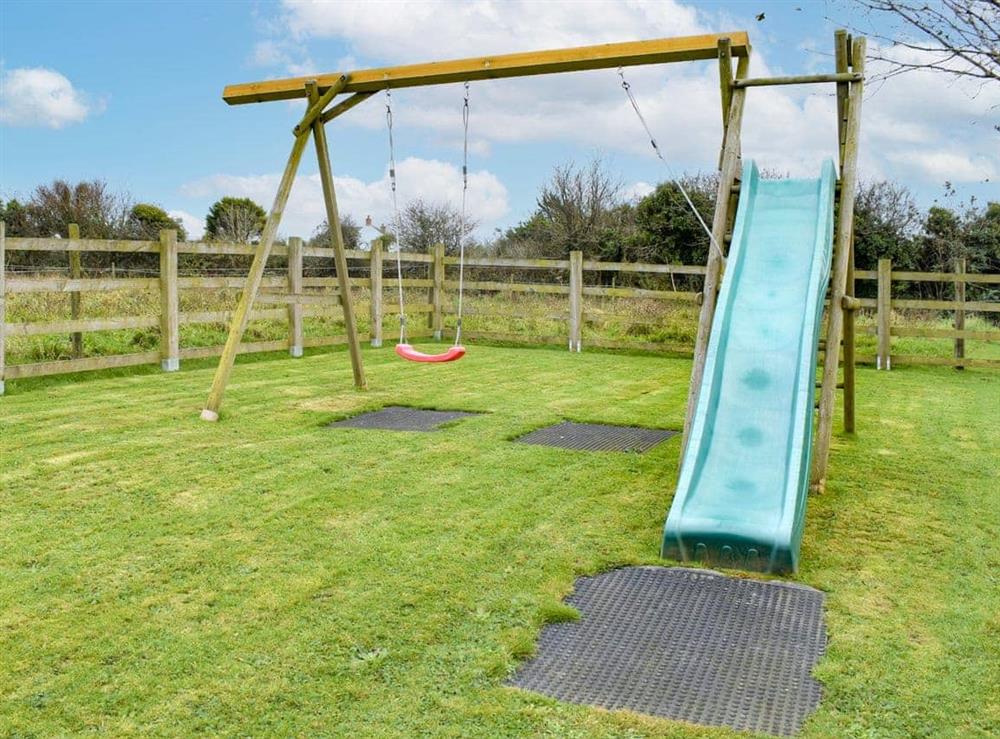Children’s play area (photo 2) at Lynicote Farm in Skinners Bottom, near Redruth, Cornwall