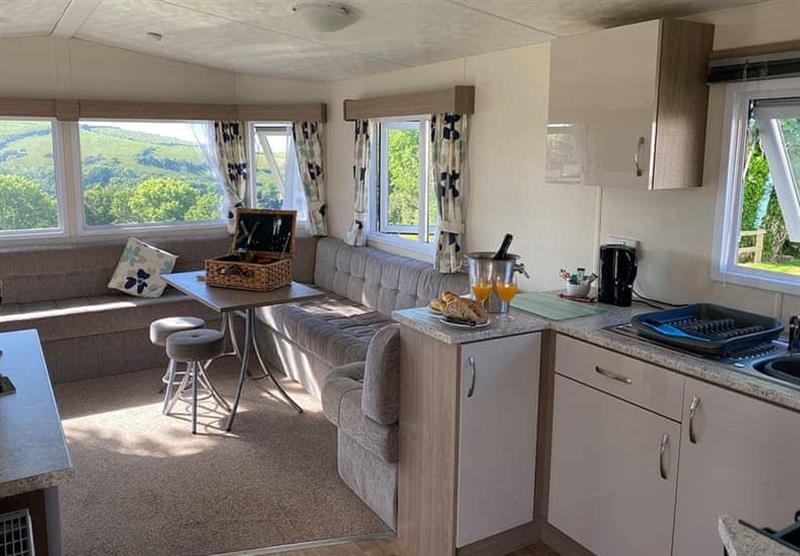 Living area in the Blackmoor at Lynmouth Holiday Retreat in Lynton, North Devon