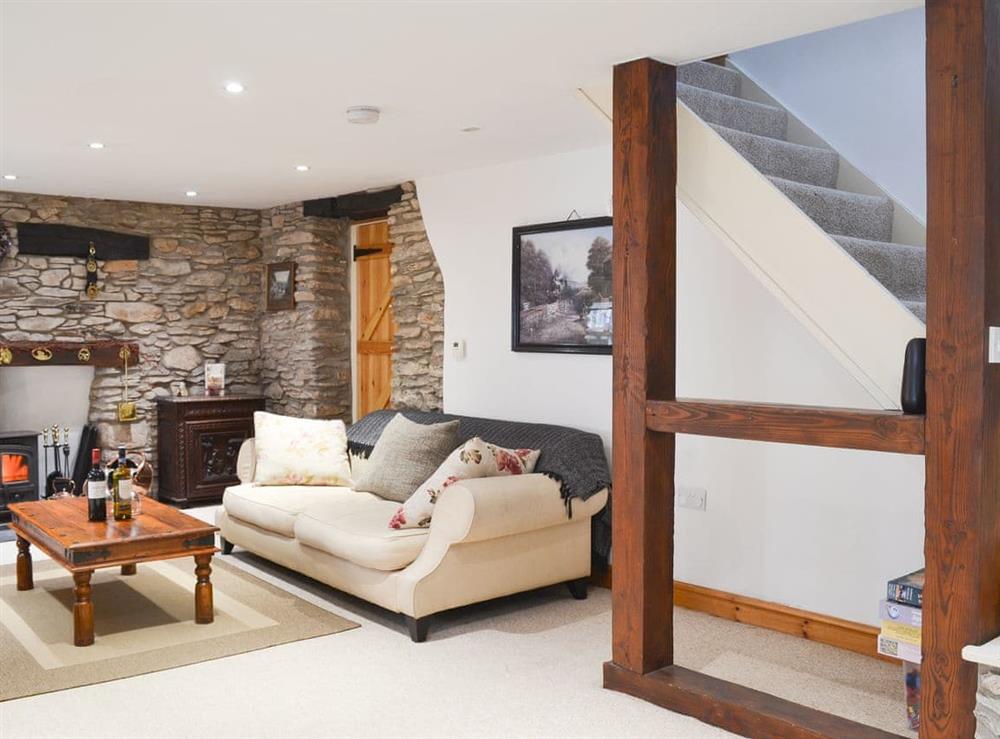 Relaxing peaceful living room at Lynton Cottage in Combe Martin, Devon