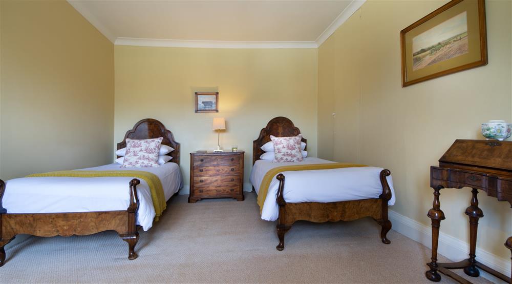 1st floor twin bedroom at Lytes Cary in Somerton, Somerset