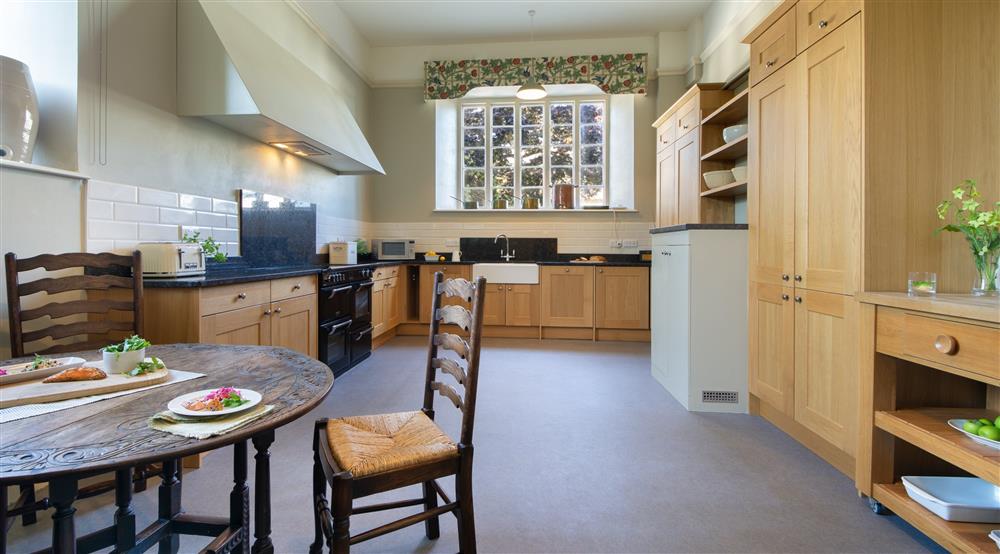 The kitchen at Lytes Cary in Somerton, Somerset