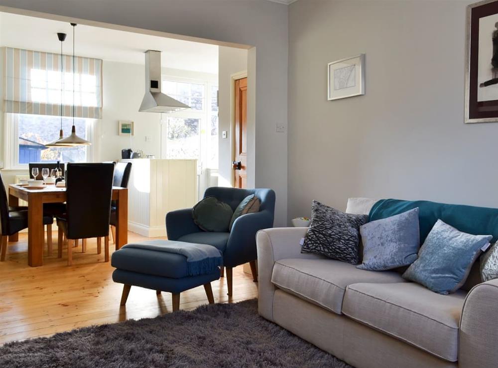 Open plan living space at Lythdene in Grange-over-Sands, Cumbria