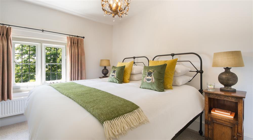The first double bedroom at Lyveden Cottage in Nr Oundle, Northamptonshire
