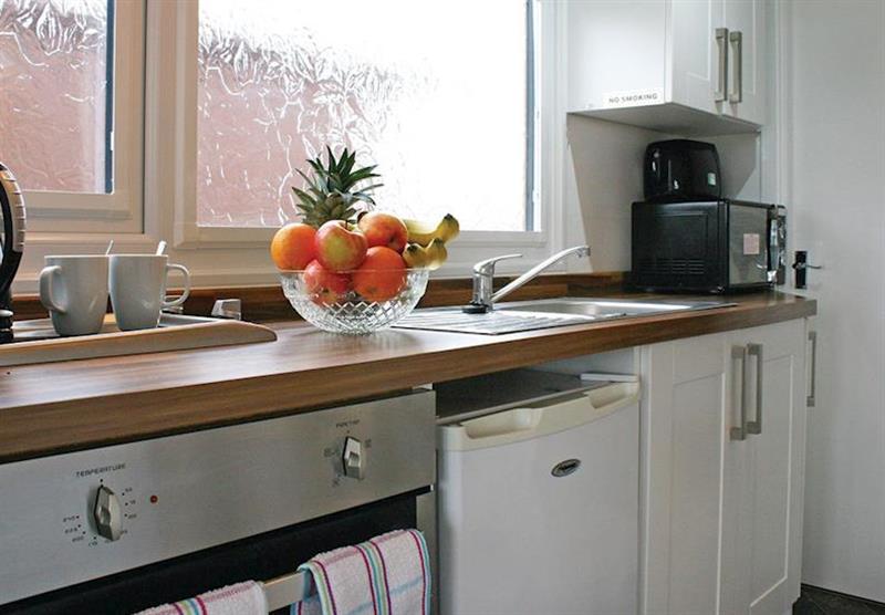 Kitchen at Silver Chalet at Mablethorpe Chalet Park in Mablethorpe, Lincolnshire 