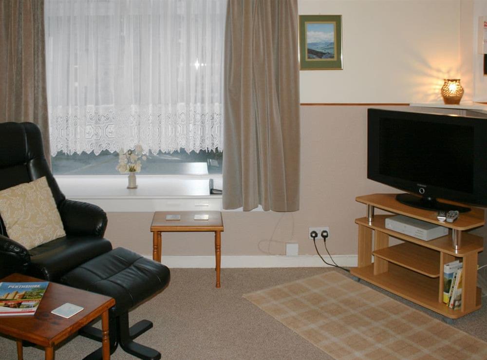 Living area at MacDonald Cottage Apartment in Blairgowrie, Perthshire